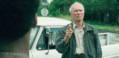 Clint Eastwood in zijn eigen film Gran Torino-