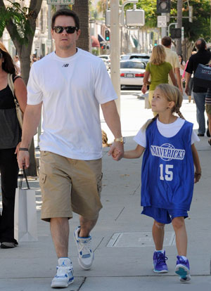 Mark Wahlberg met dochter Ella Rae