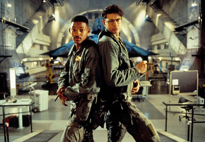 Will Smith en Jeff Goldblum in Independence Day