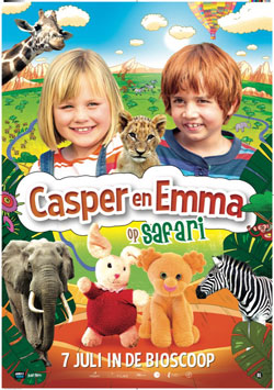 Casper en Emma op Safari